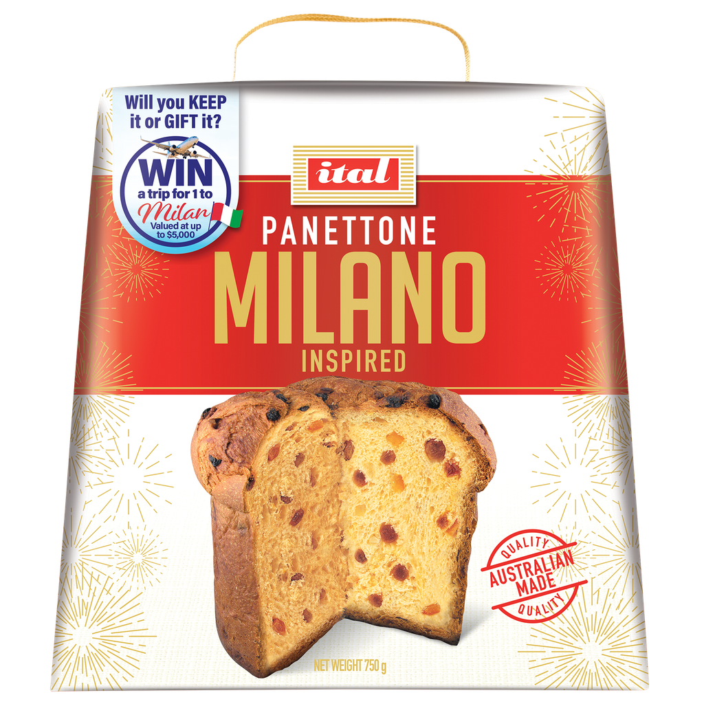 Ital- Panettone Milano Xmas (box) 750g x 12* (SI-PAM)