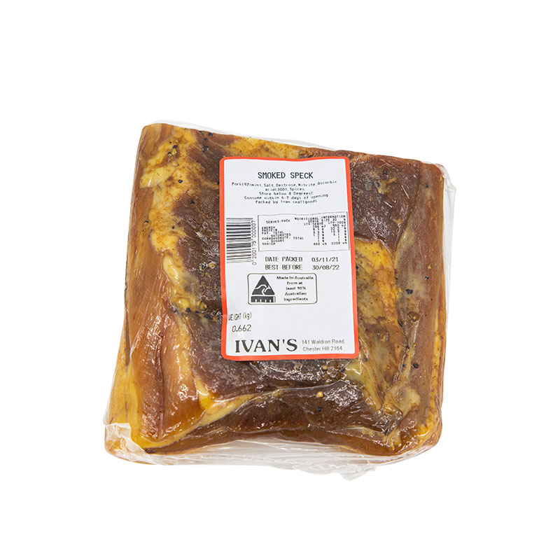 Ivans- Speck Smoked Portion r/w 300g