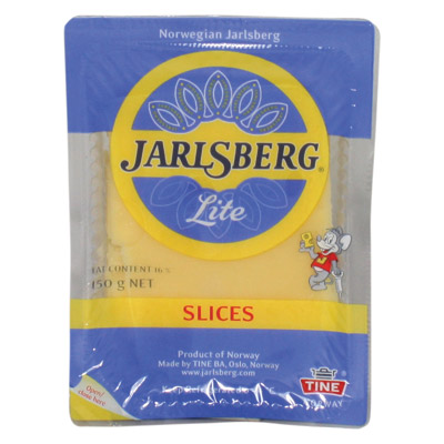 Jarlsberg Sliced Lite 12 x 150g