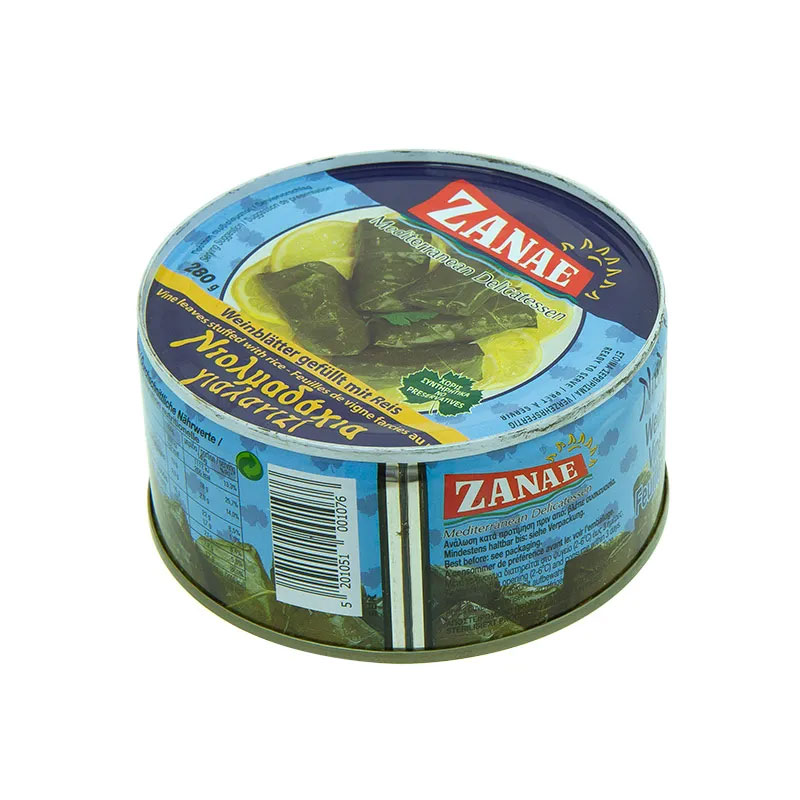 Zanae Dolmades Stuffed Grape Leaves With Rice 280g x 24 (504)