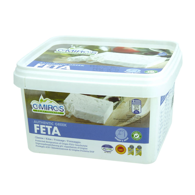 Kebia- Omiros Fetta Sliced 1kg x4
