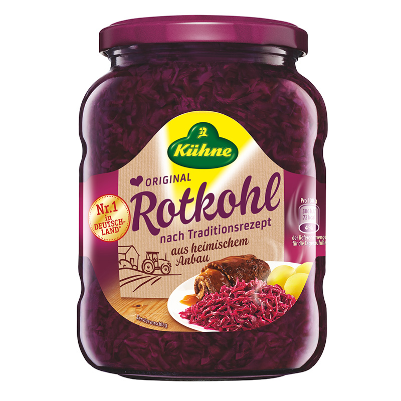 Kuhne- Cabbage Red 12x720ml (46091)