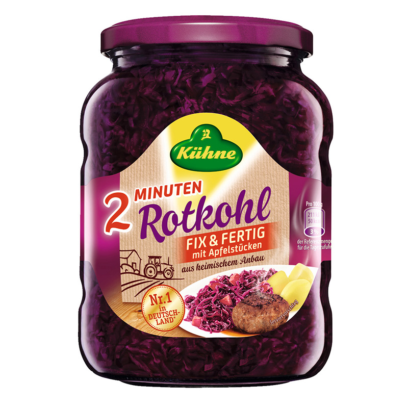Kuhne- Cabbage Red Rte 700ML x12 (46045)