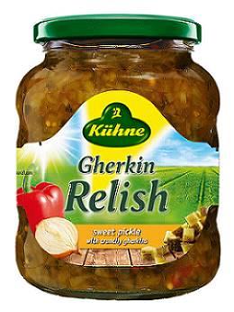 Kuhne- Gherkin Relish Chili 6 x 370ml (47445)