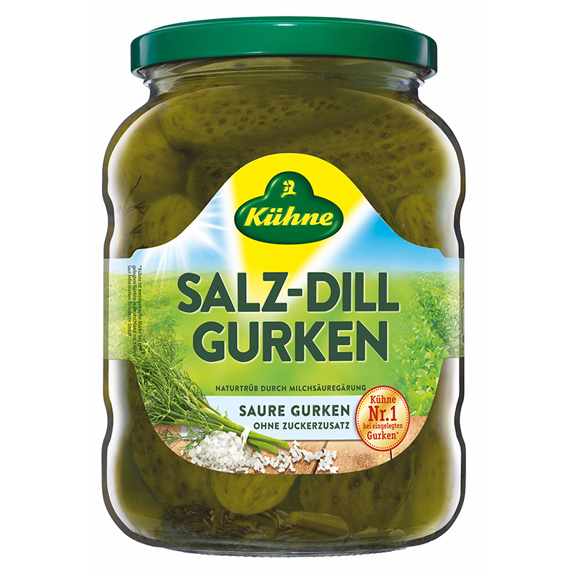 Kuhne- Gherkins Dill Salt 12x720 (48520)