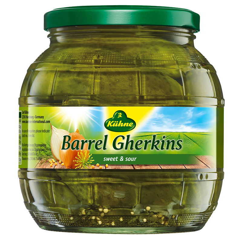 Kuhne- Barrel Pickles 6x1062ml (40560)