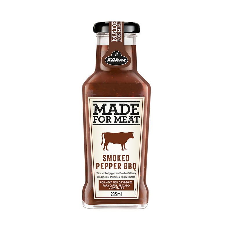 Kuhne- MFM Smk Pepper Bbq 8 x 235ml (37922)