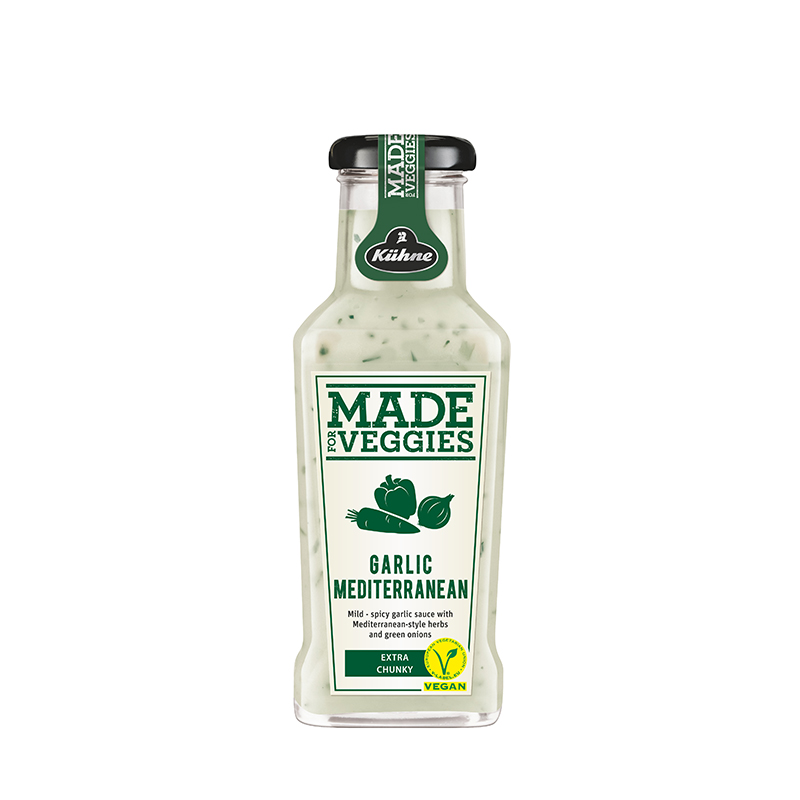 Kuhne- MFM Veggie Garlic Med 8 x 235ml (37907)