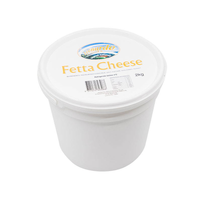 Leonardo Fetta Cheese 2kg