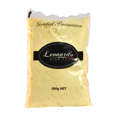 leonardo parmesan grated 500g (20)[U]