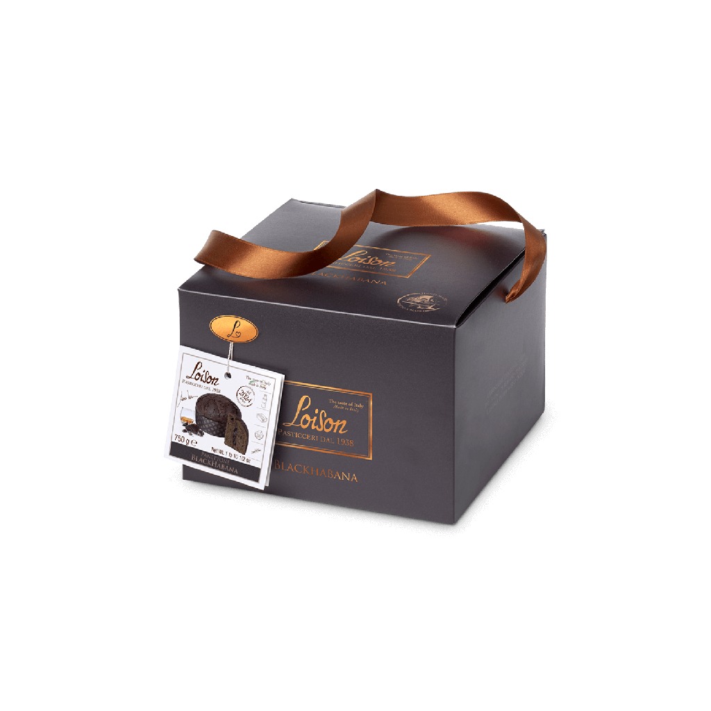 Loison- Black Habana Panettone Chocolate & Rum Cream 6 x 750g* (9093)