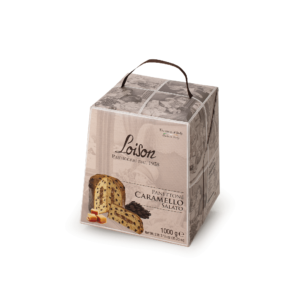 Loison- Astucci Panettone Salted Caramel 12x1kg (949)*