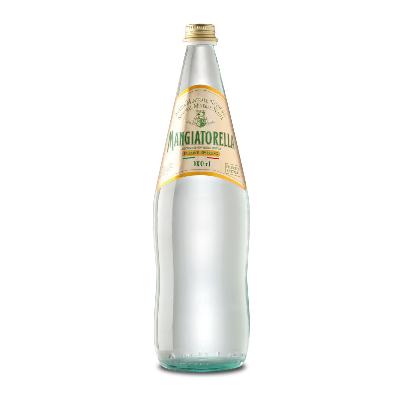 Mangiatorella- Sparkling Water Glass 12x1L *