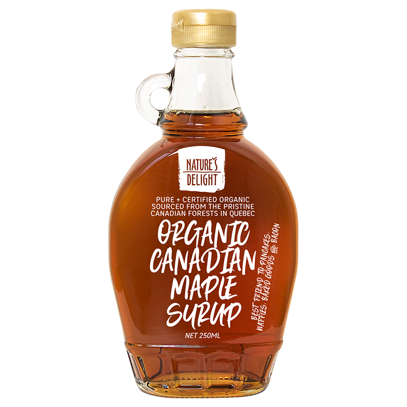 Nature's Organic Maple Syrup 12 x 250