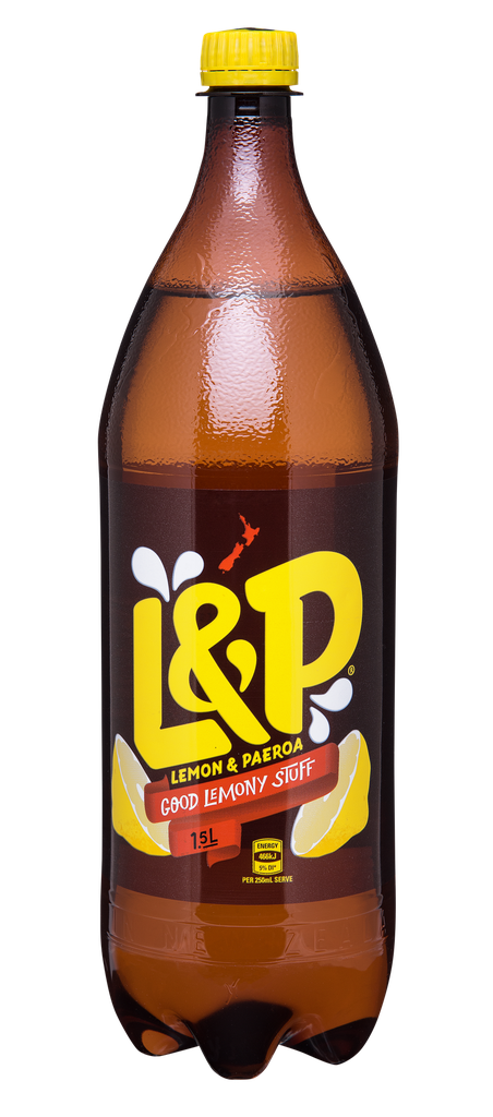 L & P soft drink lemon 8 x 1.5lt [B]*