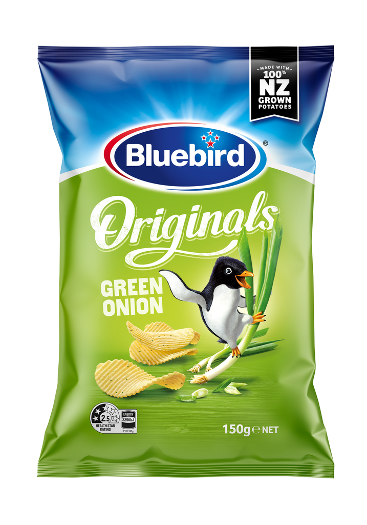 Bluebird- Originals Green Onion 12 x 150gm *
