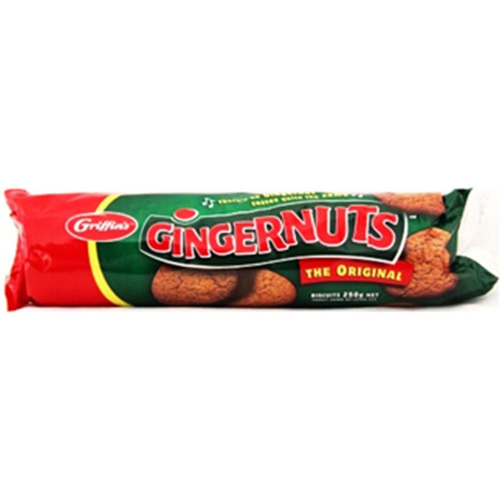 griffins gingernuts 20 x 250gm [B]*