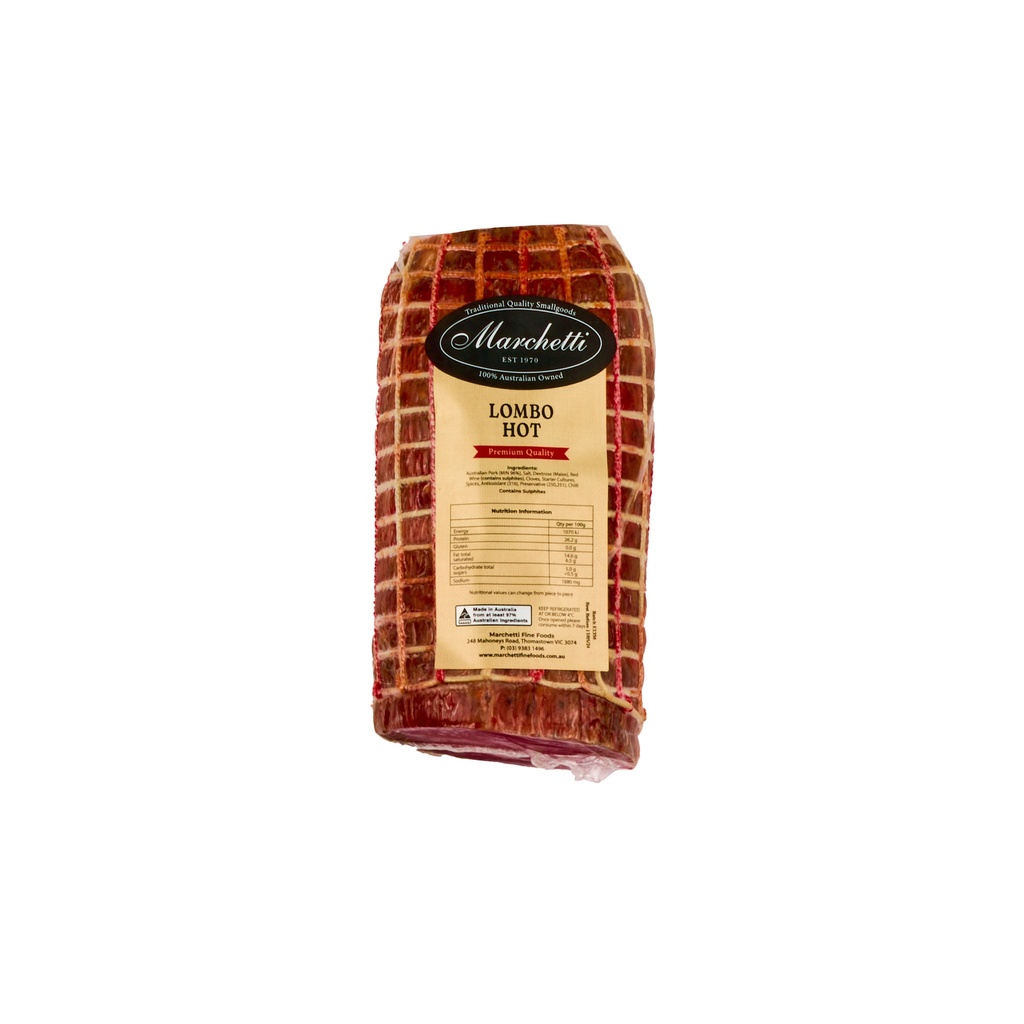 Marchetti- Lombo Hot r/w 1.5kg
