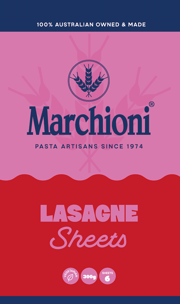 Marchioni- Lasagne Sheets Retail 22 x 300g