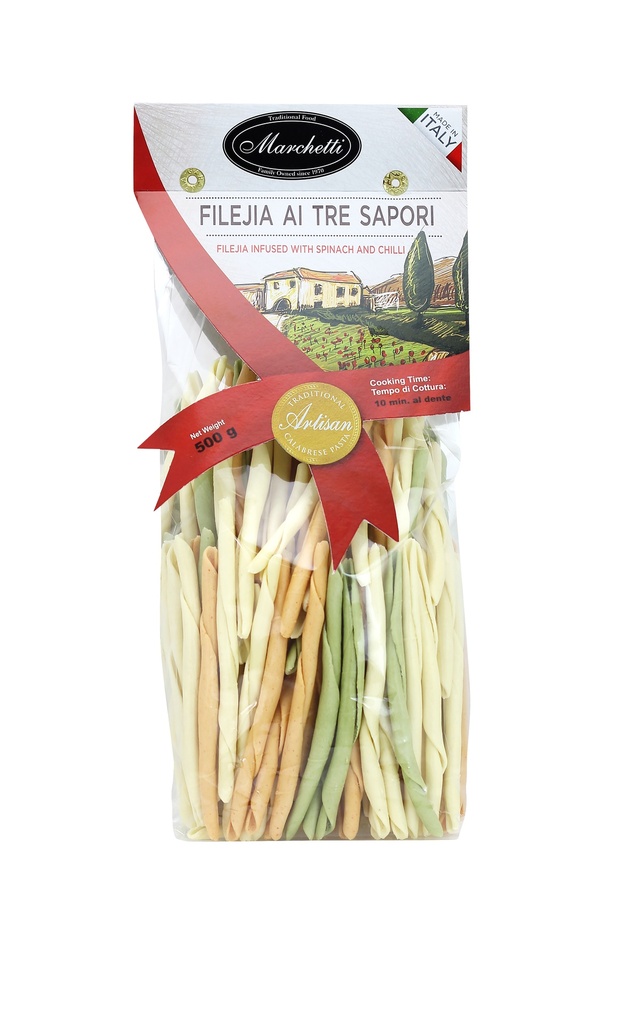 Marchetti Pasta - Fileja 3 Sapori 12x500g
