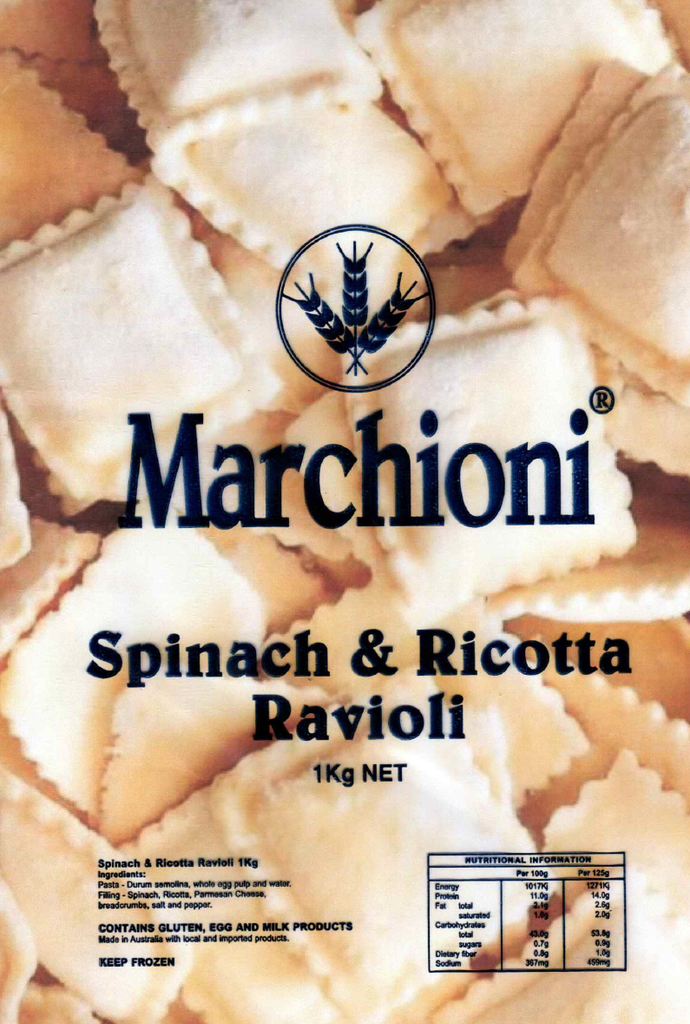 Marchioni- Ravioli Spin & Ric 8 x 1kg