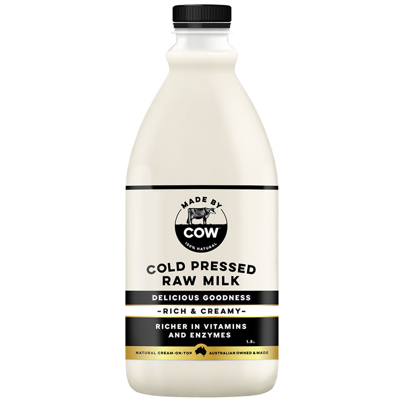Made By Cow- Jersey Raw Milk 6 x 1.5Lt