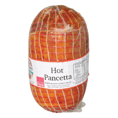 Montecatini- Pancetta Rolled Hot r/w 2.5kg