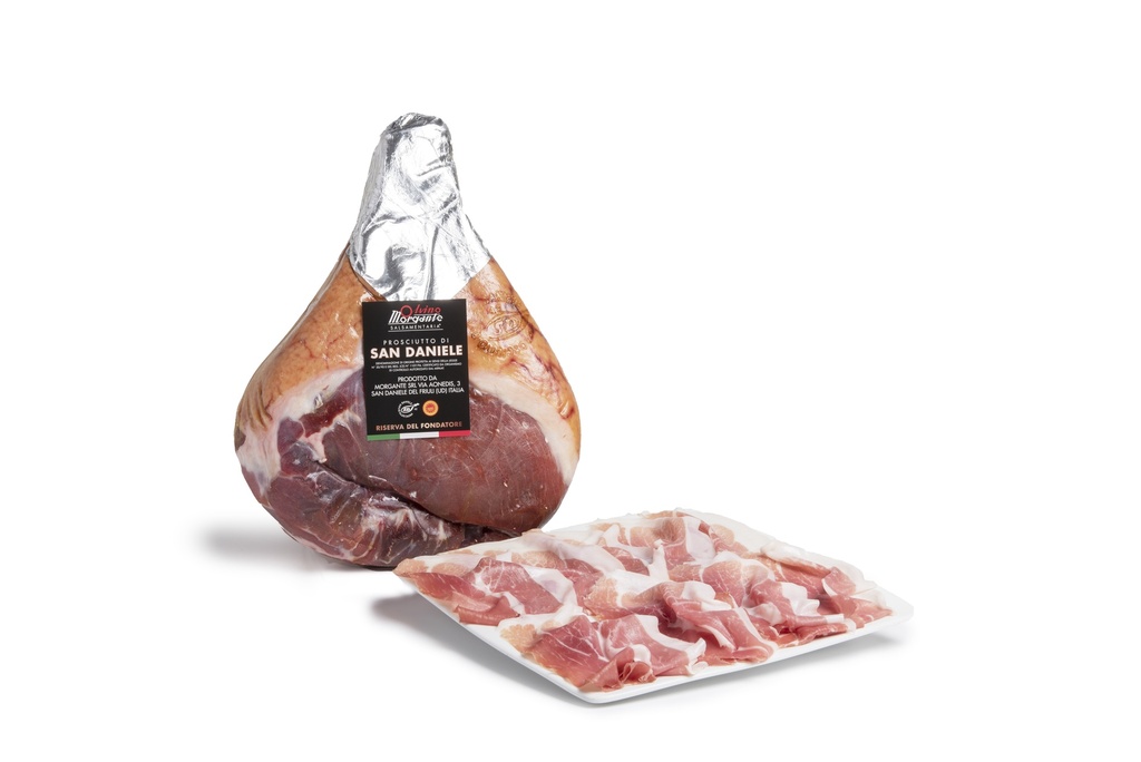 Morgante- Prosciutto San Daniele Riserva Round (Addobbo) 20/22 Month 7.5kg