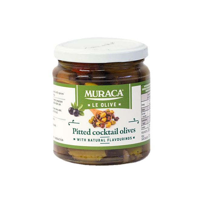 muraca olives pitted cocktail 12x280g[B]