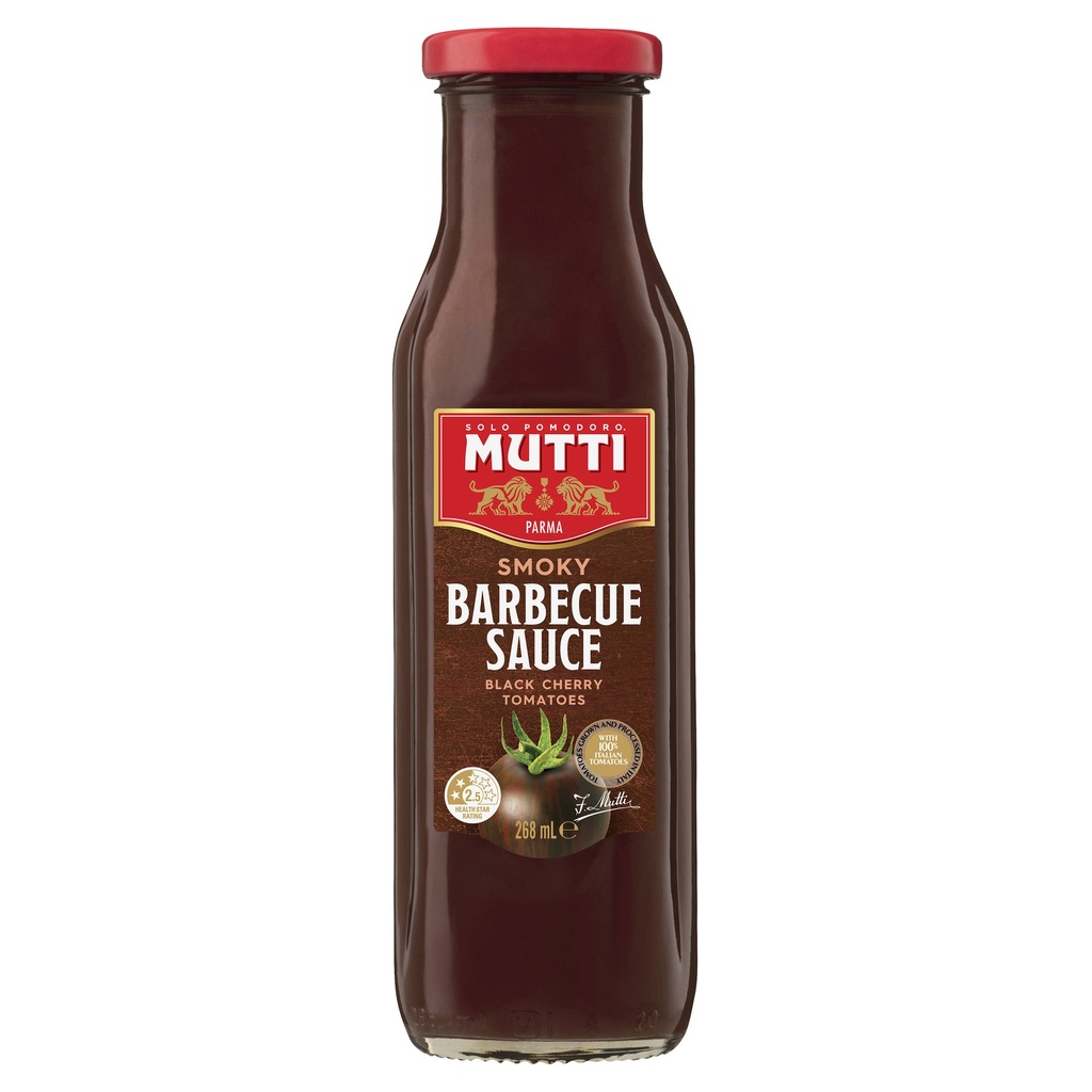 Mutti- Barbeque Sauce Smokey 6 x 268ml