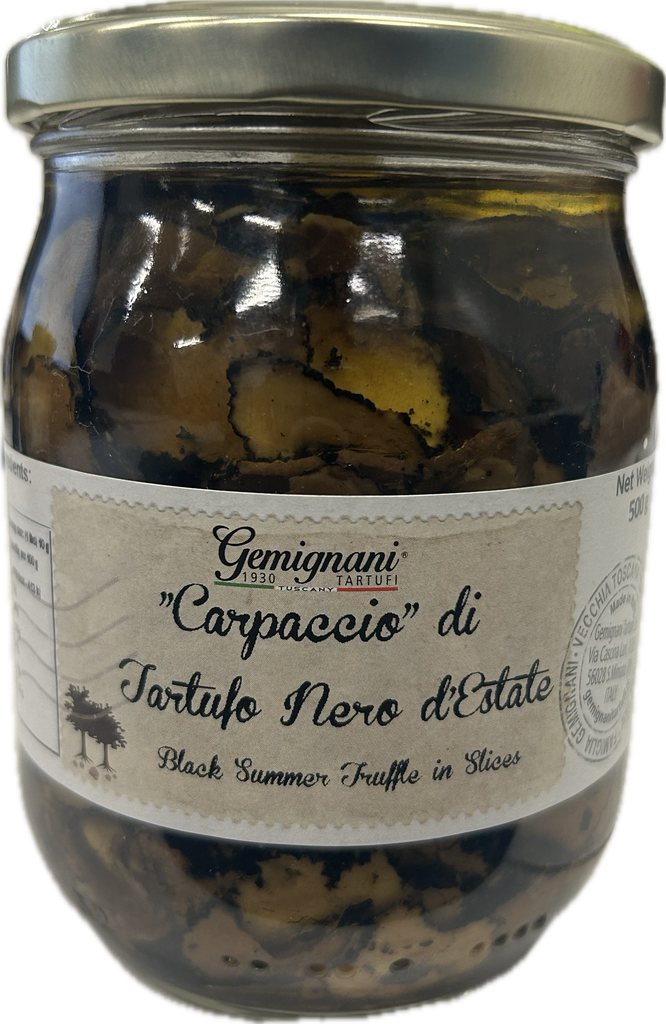 Gemignani- Black Truffle Slices Carpaccio 500g