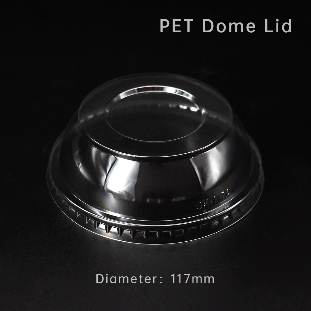 Pet 117mm Deli Dome Lid 10x50Pcs