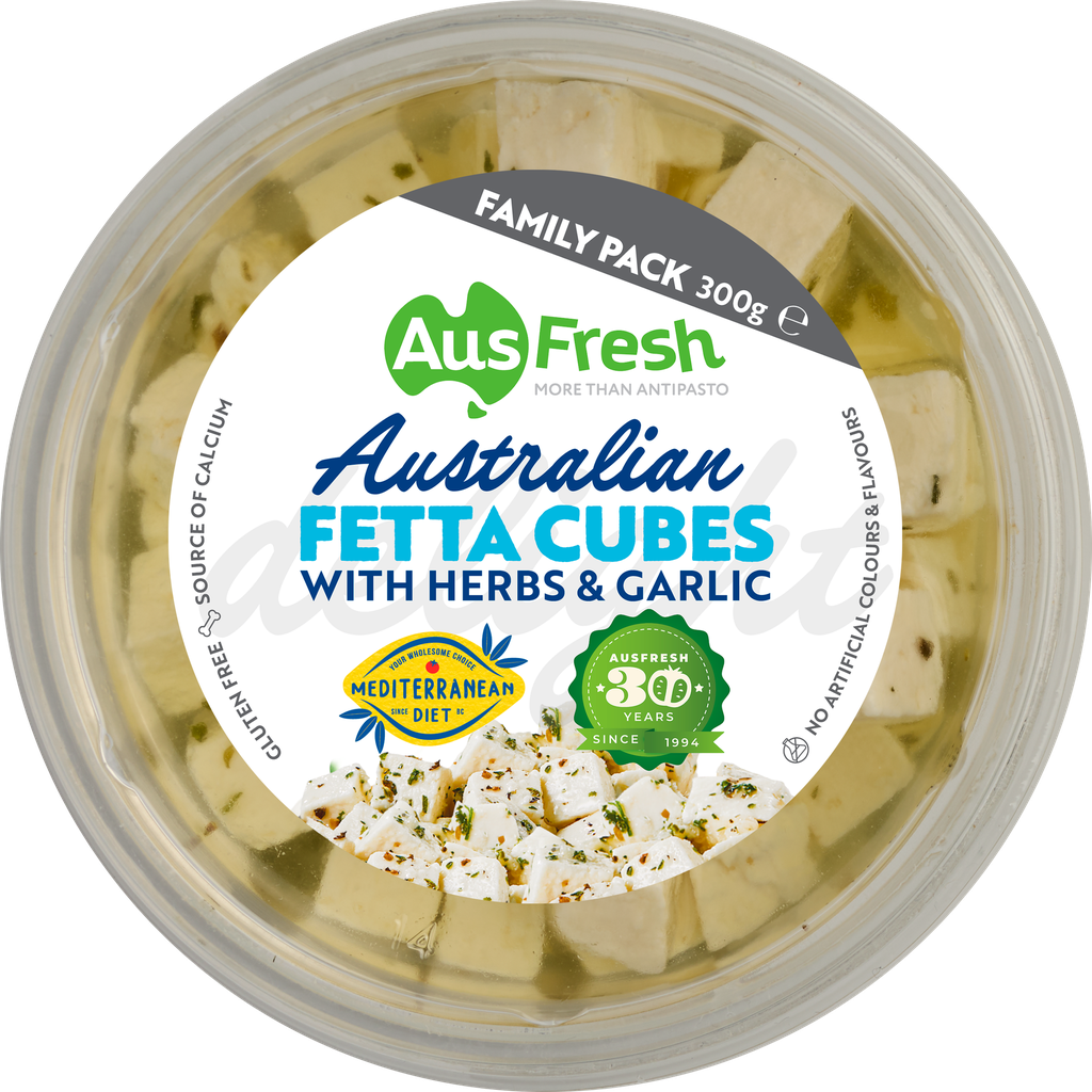 Ausfresh- Marinated Fetta Cubes 6 x 300g