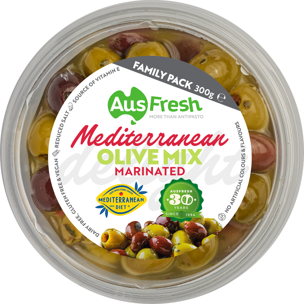 Ausfresh- Mediterranean Olive Mix 6 x 300g