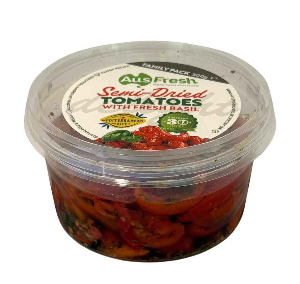 Ausfresh Marinated Semi Dried Tomatoes (890010) 6x300gm 