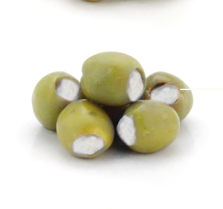 ausfresh stuff green olives w fetta/cream cheese 6 x 300g [B]