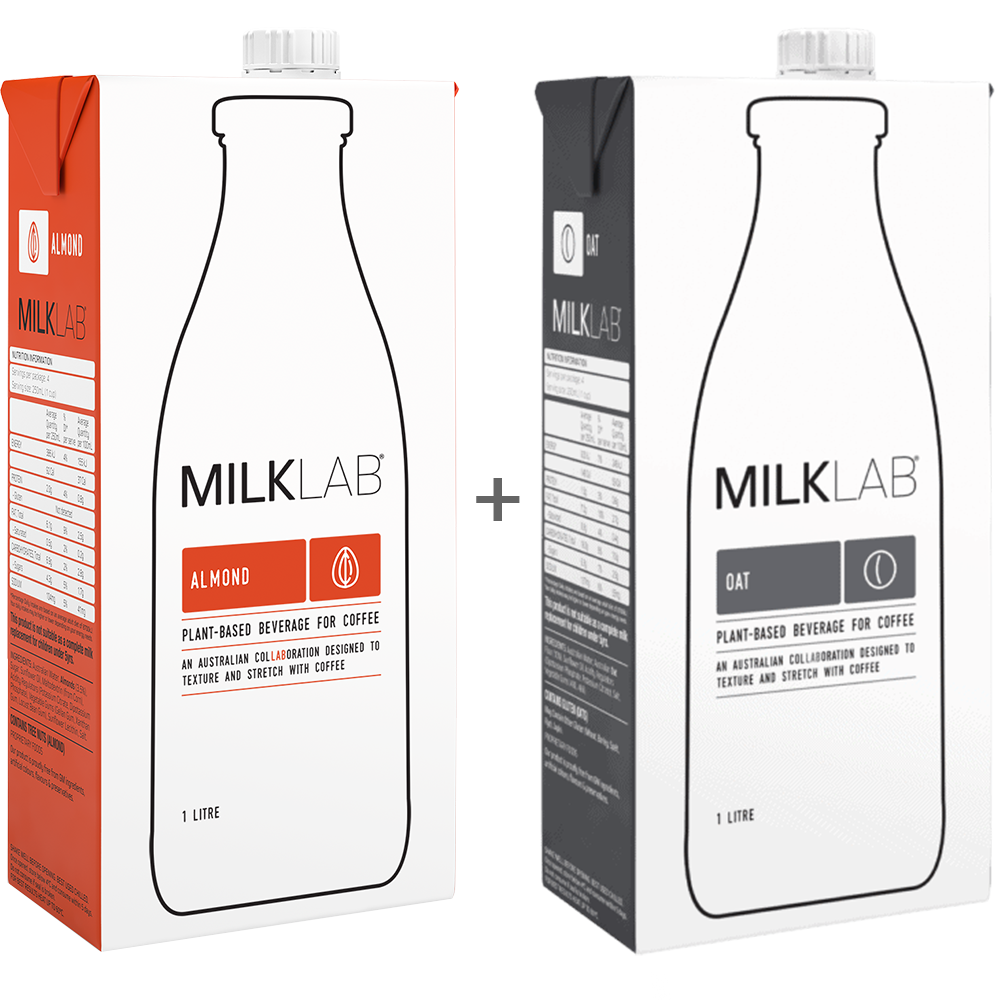 MILKcoLAB1 (1 Box Almond Milk & 1 Box Oat Milk)