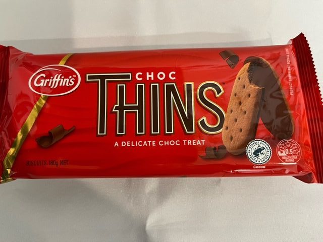 Griffins- Choc Thins 21x180g *