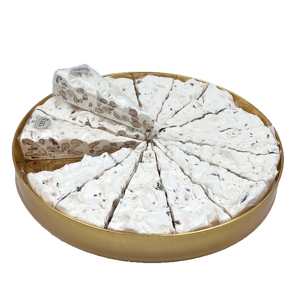 Dolciaria Sara- Hard Nougat Cake - Almond 16x125g