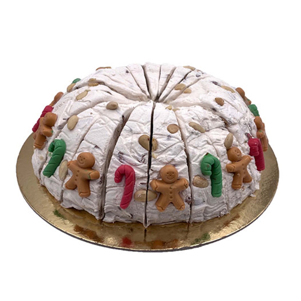 dolciaria sara morbidosa roma round torrone cake - almond christmas 20 x170g [B]