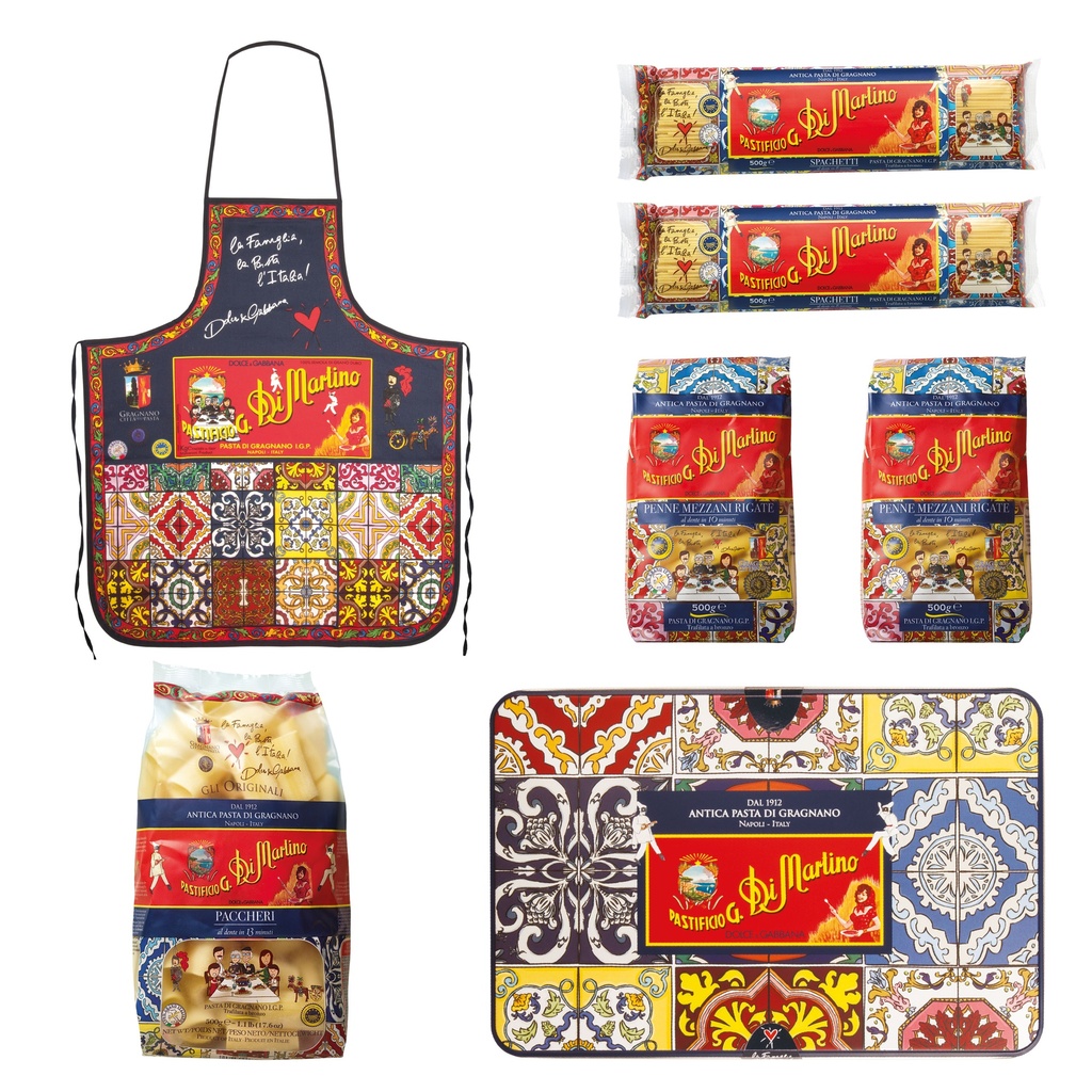 Di Martino- D&G ml Tin-The Original Pasta Di Gragnano 5 x 500g