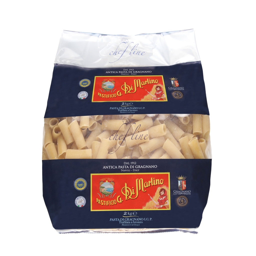 DI MARTINO 121 RIGATONI PASTA DI GRAGNANO 6 X 2KG - FS [B]