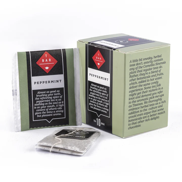 T BAR- Peppermint Tea Bags 1.5g x 10 (6)