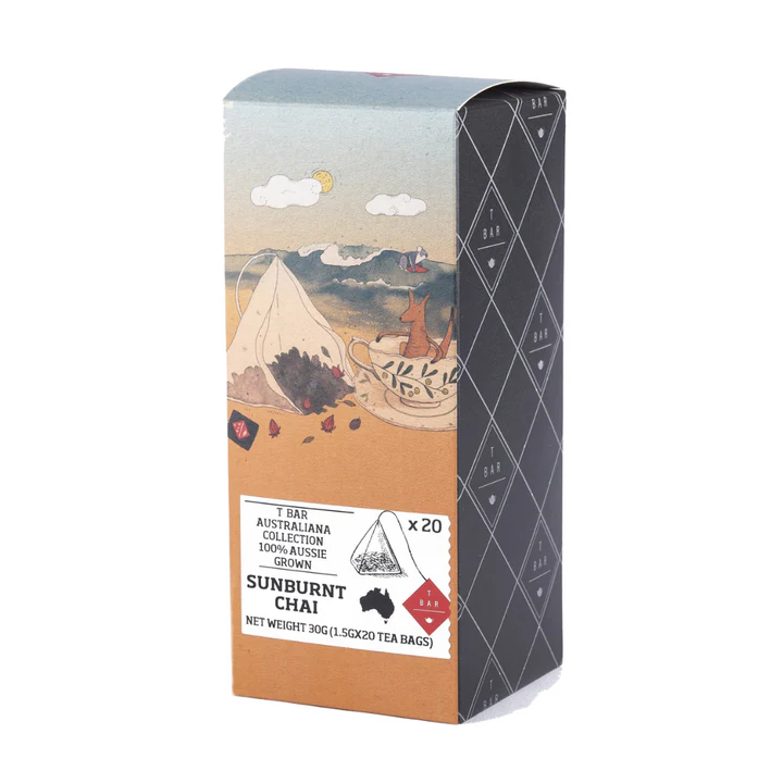 T BAR- Sunburnt Chai Australiana 1.5g x 20