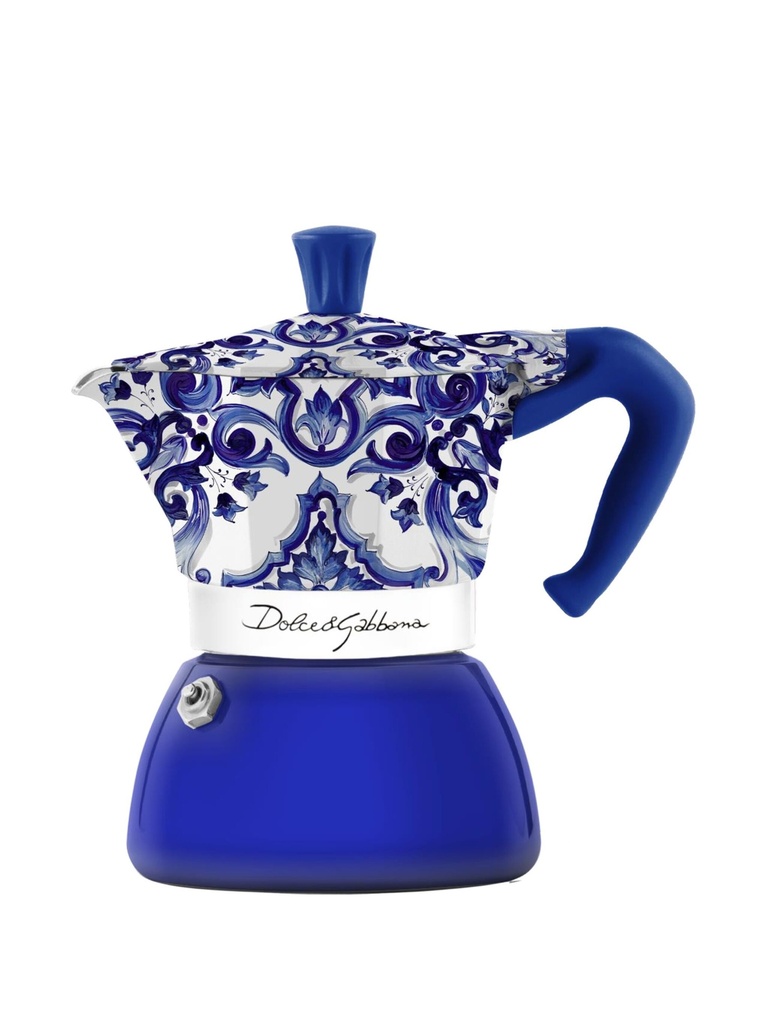 bialetti 5356 moka induction D&G Blue 4 cup* (4) [U] 