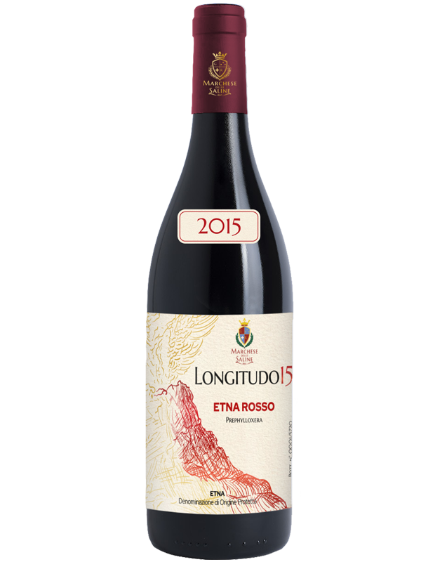 MARCHESE DELLE SALINE - "MERIDIANO15" ETNA ROSSO 2015 (6X750ML)
