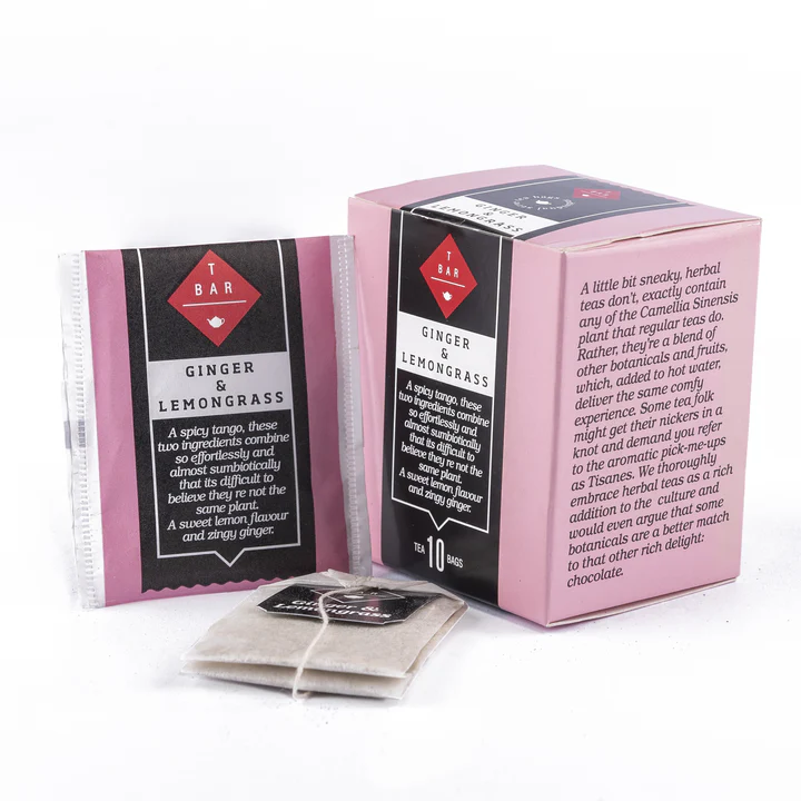 T BAR- Ginger & Lemongrass Tea Bags 2G x 10 (6)