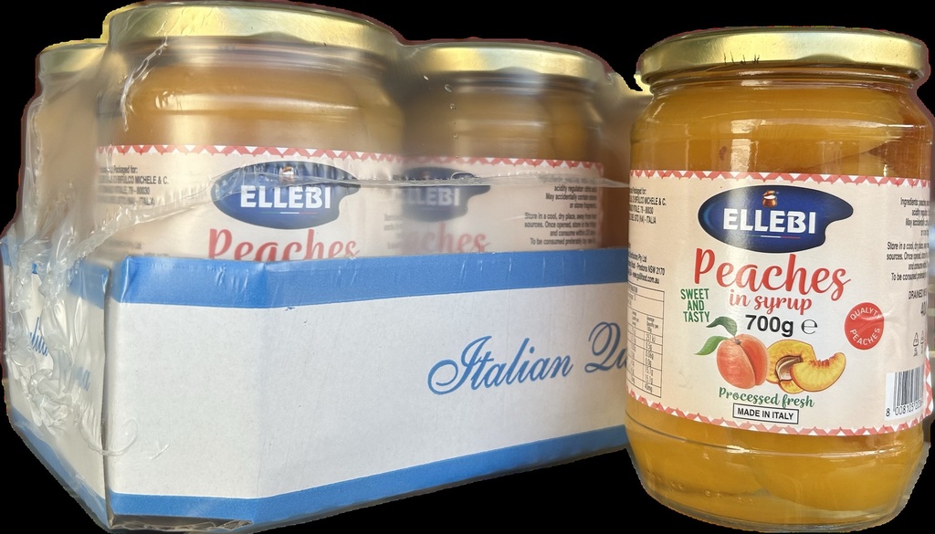 ELLEBI PEACHES IN JAR 6x700G