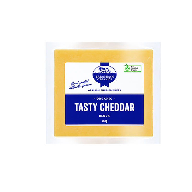 Barambah Organics- Dumaresq River Cheddar Block 250g x 12