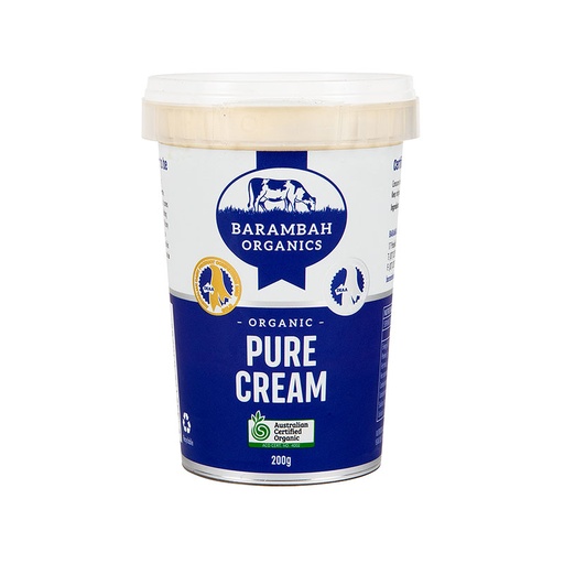 Barambah Organics- Cream Pure 200ml x 6